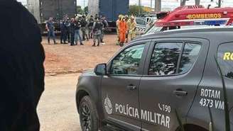 Os militares estavam dentro de uma viatura.