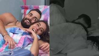 Matteus e Deniziane trocam carícias no BBB 24