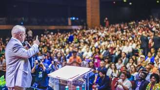 Lula durante discurso