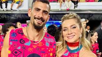 Nizam e Leticia Spiller no Carnaval