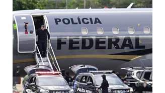 Rivaldo ao ser preso pela PF