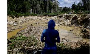 Mineração ilegal no Território Yanomami em Roraima