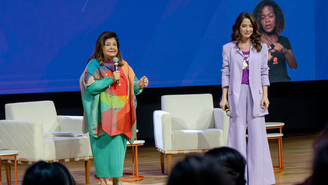Women On Top já foi palco de grandes entrevistas com líderes como Luiza Trajano (à esquerda), presidente do Conselho de Administração do Magazine Luiza