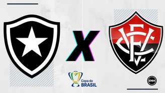 Botafogo e Vitória se enfrentam pela Copa do Brasil 