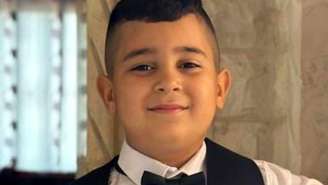 Adam, de oito anos, levou um tiro na cabeça enquanto fugia de veículos blindados israelenses