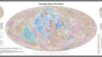 Primeiro atlas geológico da Lua em alta definição