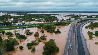 O Rio Grande do Sul vem sendo castigado por fortes chuvas