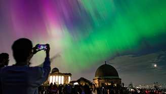 A aurora boreal pôde ser recentemente observada em algumas partes do planeta
