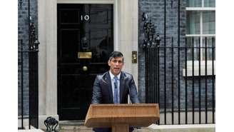 Primeiro-ministro britânico, Rishi Sunak, anuncia pedido de antecipação de eleições gerais