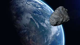 O asteroide 2024 HP se aproximou da Terra, mas não nos ofereceu riscos (Imagem: Reprodução/urikyo33)