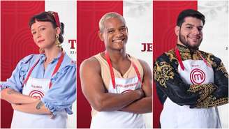 Thaissa, José Jefferson e Riad estão na 11ª temporada do MasterChef Brasil