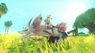 Desbrave o mundo de Monster Hunter Stories 2 com seus monstros de estimação e um companheiro Amigato