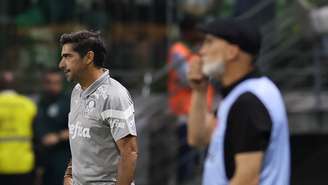 Abel Ferreira durante confronto contra o Vasco da Gama. 