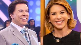 Silvio Santos e Daniela Beyruti