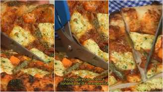 Chef dá dica de corte de pizza com tesoura