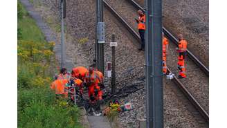 Rede ferroviária da França é alvo de sabotagem no dia de abertura dos Jogos 26/7/2024 