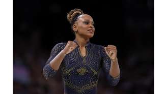 Rebeca Andrade na Olimpíada de Paris