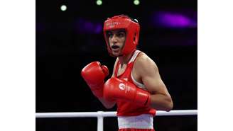 A pugilista argelina Imane Khelif