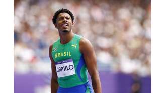 Paulo André disputa prova dos 100 metros no atletismo