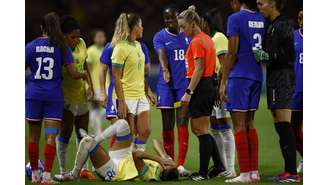 Brasil enfrentou a França pelas quartas de final do futebol feminino em Paris-2024