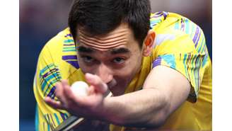 Hugo Calderano disputa o bronze em Paris