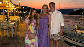 Eva, Angélica e Luciano Huck 