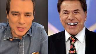 Celso Portiolli e Silvio Santos