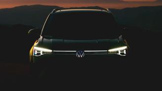 Teaser do novo Volkswagen Taos 2025