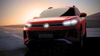 Teaser oficial do novo SUV da Volkswagen (imagem clareada)