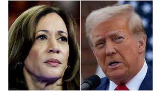 Kamala Harris e Donald Trump disputam a presidência dos Estados Unidos