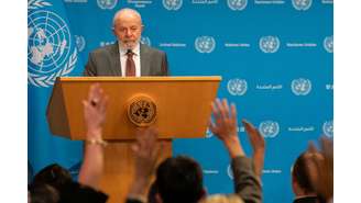 Lula em coletiva de imprensa em Nova York 