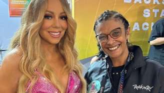 Mariah Carey e Erika Facuri no Rock in Rio 2024