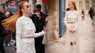 Marina Ruy Barbosa com look impecável em Paris