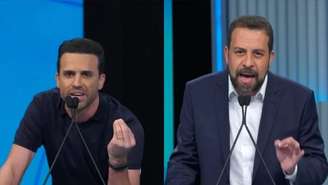 Marçal e Boulos em debate da TV Globo