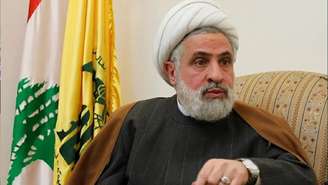 Naim Qassem é o chefe interino do grupo Hezbollah