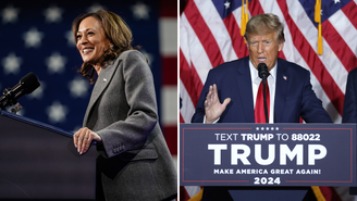 Kamala aparece com 49%, e Trump com 46% em nova pesquisa de intenção de voto