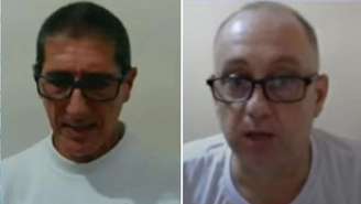 Os acusados de terem matado Marielle Franco, Ronnie Lessa (à esq.) e Élcio Queiroz (à dir.)