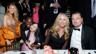 Blake Lively, Edward Enninful, Eva Chow, Laurene Powell Jobs e Leonardo DiCaprio Reprodução/GettyImages