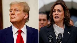 Donald Trump e Kamala Harris