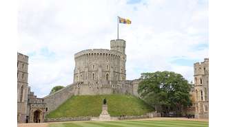 Vista do Castelo de Windsor 10/7/2023