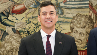 O presidente do Paraguai, Santiago Peña