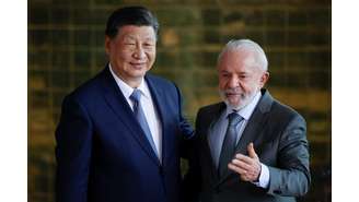 Xi Jinping e Lula em Brasília