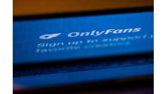 Logo do OnlyFans em foto de ilustração