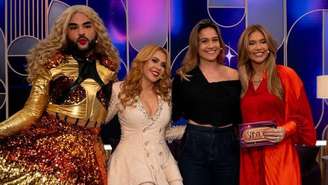 Lucas Guedez, Joelma, Fernanda Gentil e Virginia no "Sabadou com Virginia"