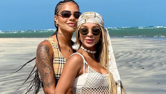 A mãe de Ludmilla também deixou um comentário na postagem da viagem