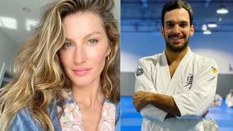 Gisele Bündchen e o lutador Joaquim Valente. —