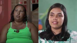 Maria Aparecida e Débora, mães dos bebês trocados