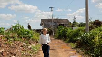 Cate Blanchett em visita ao Rio Grande do Sul