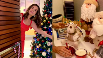 Fátima Bernardes revelou que gosta de comemorar o Natal com tradição