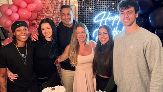 Carla Perez e Xanddy comemorou aniversário dos dois filhos com a presença das noras